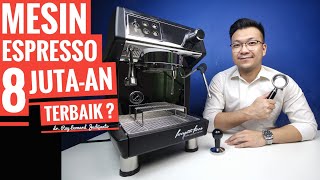 MESIN KOPI ESPRESSO 8 JUTA  AN TERBAIK  STEAM LATTE ART  BREWING  FERRATTI FERRO FCM 3200B [upl. by Yendor164]