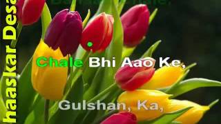 Gulon Mein Rang Bhare  Mehdi Hassan Karaoke [upl. by Botti]