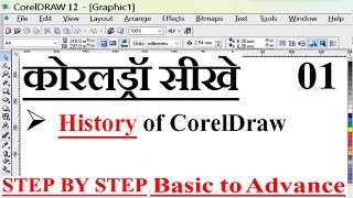 History of Coreldraw  Coreldraw Full Tutorial For Beginners to Advance  All Tools of CorelDRAW 12 [upl. by Kristos]