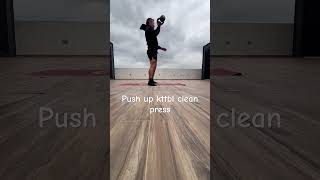 Push up kettlebell clean press hybridathlete functionaltraining motivacion mindfulness coaching [upl. by Leviralc]