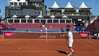 Rafael Nadal Court Level Practice  Nordea Open 4K 60FPS [upl. by Anerroc890]