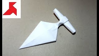 DIY  How to make a PUSH DAGGER from a4 paper [upl. by Ettenwad]