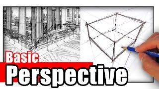 How to Draw in Perspective for Beginners [upl. by Aba]