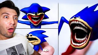 MAKING SHIN SONIC ART IN REAL LIFE CREEPY [upl. by Ajay884]