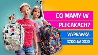 Co mamy w plecakach WYPRAWKA SZKOLNA 2020 [upl. by Idoj156]