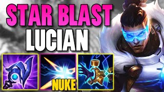 THIS AP LUCIAN BUILD TURNS YOUR W INTO A NUKE STAR OF DEATH  League of Legends [upl. by Durrej]