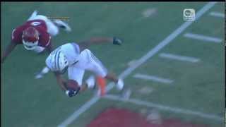 Cody Hoffman hurdles a defender and runs in for a TD vs NMSU [upl. by Ydiarf309]