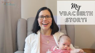 MY VBAC BIRTH STORY  Unmedicated positive birth story  VBAC natural birth [upl. by Aruam]