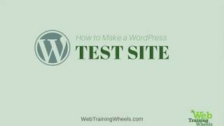 How to Make a WordPress Test Site on your Computer 2020  New version available [upl. by Ruggiero]