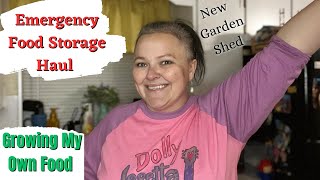 5 Emergency Pantry Challenge  2023 Garden Plans amp My New Garden Shed from Patiowell [upl. by Stichter200]