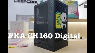 DeepCool goes deep SFF  CH170 Digital a CH160 Mesh version and SFX Power Supplies [upl. by Ahcsim458]