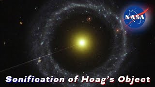 Sonification of Hoag’s Object [upl. by Mhoj]