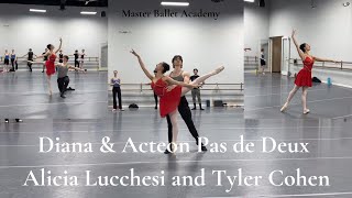 Diana amp Acteon Pas de Deux Rehearsal  Alicia Lucchesi and Tyler Cohen [upl. by Sorensen454]