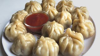 নরম তুলতুলে চিকেন মোমোchicken momo recipeeasy and simple waysoft momo [upl. by Ronile]