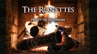 The Ronettes  Frosty The Snowman Fireplace Video  Christmas Songs [upl. by Alber]