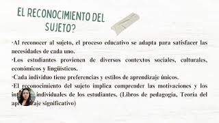 Relación entre contextos y tendencias educativas pedagógicas y didácticas [upl. by Odracer]