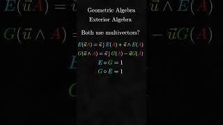 Are Geometric and Exterior Algebra Isomorphic [upl. by Duck]