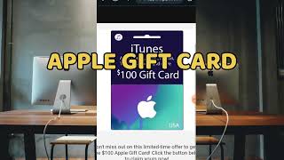 How to get free Apple gift card codes 100 free easy 😍 [upl. by Spohr901]