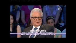 Roland Dumas  Crimes et fraudes en côte dIvoire  On n’est pas couché 23 avril 2011 ONPC [upl. by Lefty935]