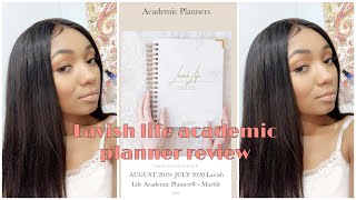 LAVISH LIFE ACADEMIC PLANNER REVIEW [upl. by Ninon]