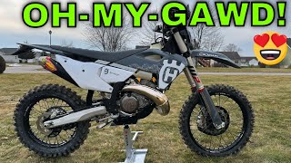 2024 HUSQVARNA TE 300 PRO  FIRST IMPRESSION  FIRST RIDE [upl. by Tnaryb]