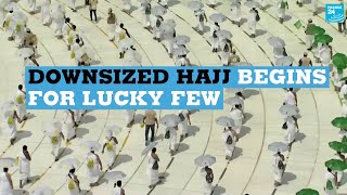 Downsized Hajj begins for lucky few [upl. by Yblocaj]