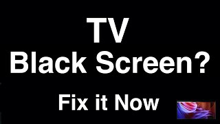 Smart TV Black Screen with Sound  Fix it Now [upl. by Shandra]