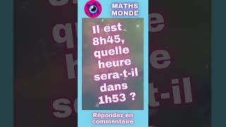 Question quiz Maths Monde 2 [upl. by Jorey]