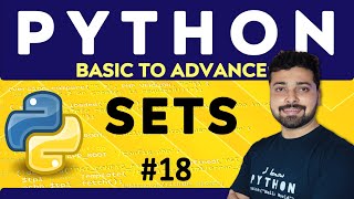 Sets in Python with Examples  Python Tutorial in Hindi 18 [upl. by Deeyn]