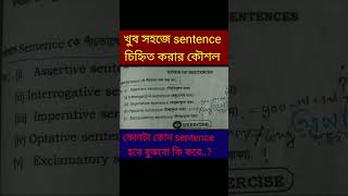 types of sentences in bengali  english grammar basic  kinds of sentences in bengali  exam our [upl. by Karlyn]