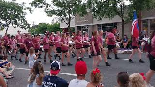 Havre De Grace HDG High School Warrior Pride Marching Band Cadence  Bel Air July 4th Parade 2024 [upl. by Alek]