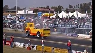 Drag Racing Truck Does Burn Out Tarlton Internantional Raceway [upl. by Carlee932]