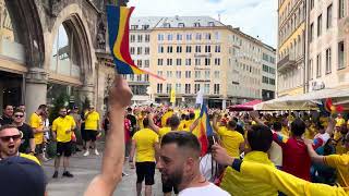 Imnul României cântat pe străzile din München [upl. by Calloway391]