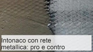 Reti per intonaco tipi e dimensioni per pareti e finiture [upl. by Nnaarat]