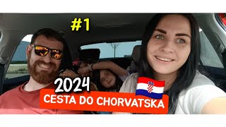 Cesta do CHORVATSKA 2024 🇭🇷 PODGORA naše dovolená v Chorvatsku 🏝️ Dil 1 [upl. by Odille534]