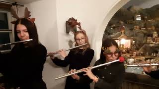 Musikschule Mariazell Adventvideos 23 Querflötenensemble „Rudolph the rednosed Reindeer“ [upl. by Annecorinne780]