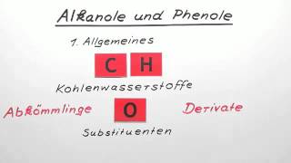 Alkanole und Phenole  Chemie  Organische Chemie [upl. by Annahsad]