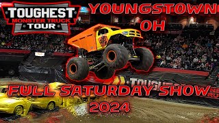 Toughest Monster Truck Tour  Youngstown OH 2024  Full Saturday Show [upl. by Sneve385]