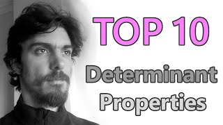 Top 10 properties of determinants and their consequences linear algebra [upl. by Medovich]