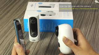 Hiseeu A10 C10 Battery IP Camera connection [upl. by Kokoruda743]