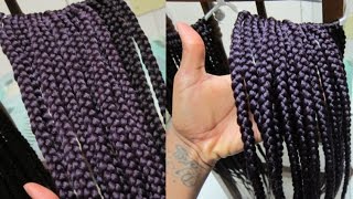 HOW TO  PRE BRAIDED BOX BRAIDS FOR INDIVIDUAL CROCHET BRAIDSWIG [upl. by Eehc973]