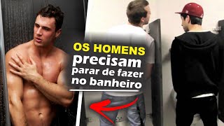 Coisas que OS HOMENS PRECISAM PARAR de fazer no banheiro [upl. by Royal806]