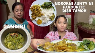 Amani Favourite Dish Tamo  kokboroknewvideo esther vlog [upl. by Elleon783]