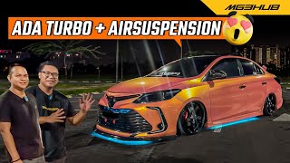 VIOS COMPLETE MODIFIED  ADA TURBO DAN AIR SUSPENSION [upl. by Lindbom]