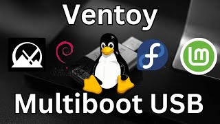 How To Create A Multiboot Linux USB Drive Using Ventoy [upl. by Llibyc626]