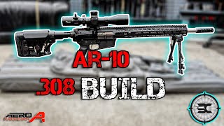 AR10 308 Rifle build [upl. by Ahseek]