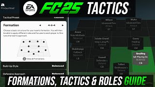 EA FC 25  Tactics amp Formations  COMPLETE META GUIDE amp Walkthrough [upl. by Odlaner]