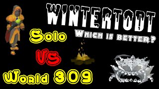 Wintertodt 1 Hour Solo Kill VS 12 Team kills  Guide Comparison [upl. by Rebm]