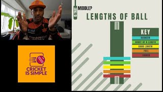 The FIVE key bowling lengths in CRICKET and what they MEAN [upl. by Ennaer589]