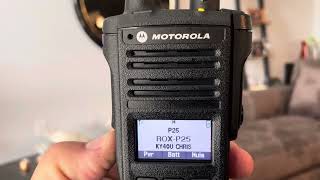 Motorola APX4000 P25 Ham Radio [upl. by Arobed706]